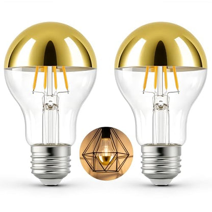 Half Chrome Light Bulb Dimmable