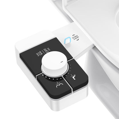 Upgrade Bidet Attachment for Toilet Seat (White Black)