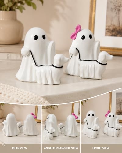 Halloween Ghost Walking Dog Figurines (Ghost Walking Dog)