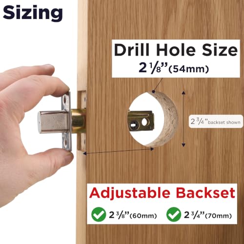 Commercial Grade Vacant Occupied Bathroom Lock Deadbolt for Restaurants