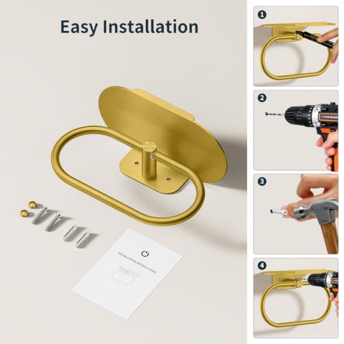 Hand Towel Holder with Shelf