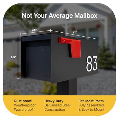 Post Mount Outdoor Mailboxes