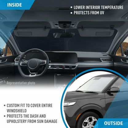 Windshield Sun Shade for Kia Soul 2020 (For Kia Soul 20-25)