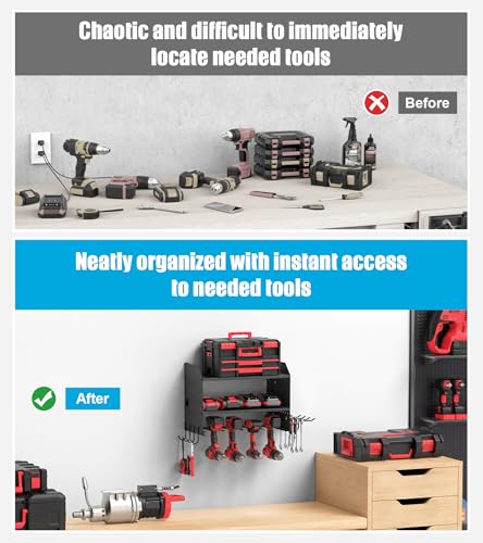 Pack of 2 Modular Power Tools Organizer