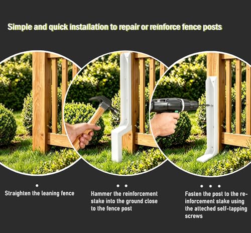 Heavy Duty Metal Fence Post Repair Kit
