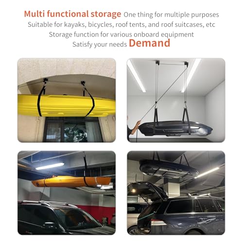 Upgrade Cargo Box Garage Pulley System123