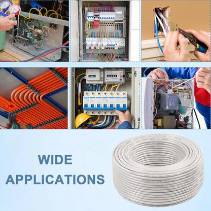 THHN Wire 14 Gauge 50FT (14 Gauge 50FT / White)