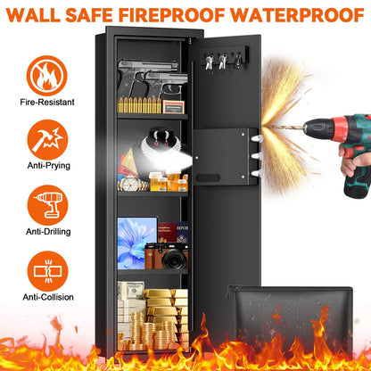 47.24‘’ Tall Heavy Duty Fireproof Wall Safes Between the Studs (47.24'' Tall)