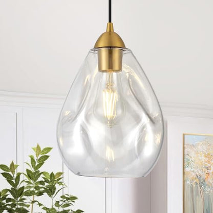 Glass Pendant Lights Kitchen Island