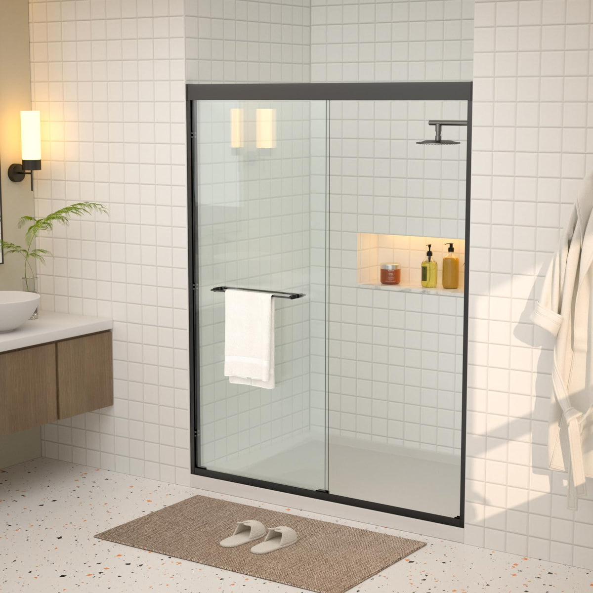 56 60" W x 76" H Semi (Black / 60''x76'')