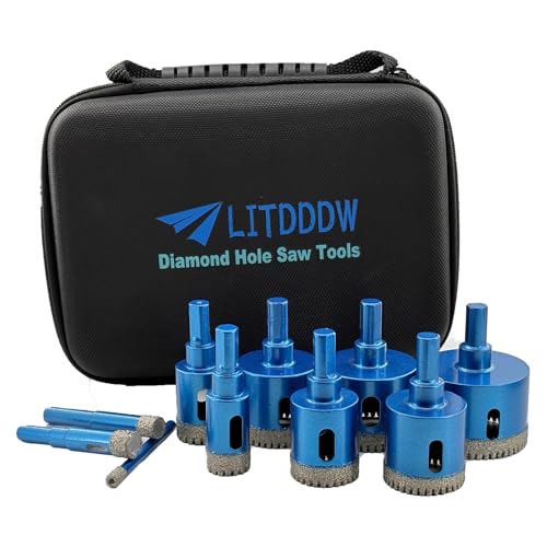 Tile Hole Saw Kit (10 Pcs 1/4"-2")