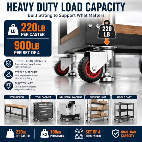 Leveling Plate Caster Wheels