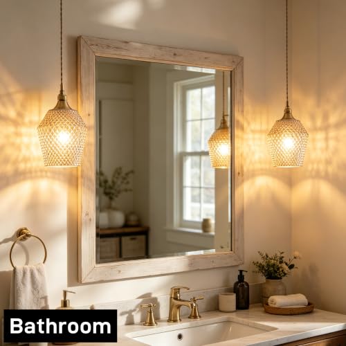 2Pcs Small Glass Lamp Shades
