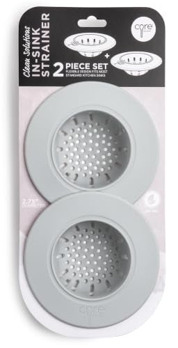 Core Home Silicone Anti Clogging Kitchen in Sink Strainer 2.75" Diameter
