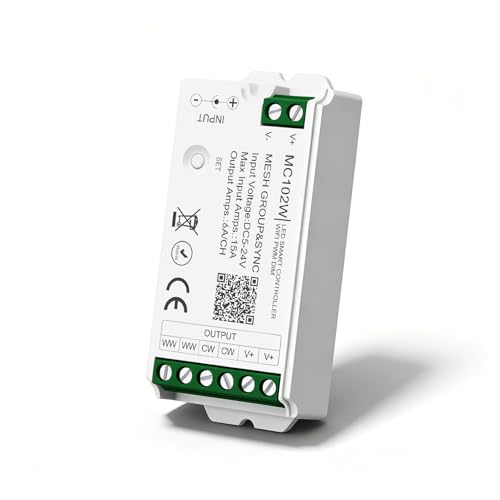WiFi Tunable White LED Strip Controller