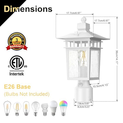 Dusk to Dawn Outdoor Post Lights