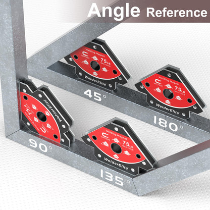 Welding Magnets 6 (25, 50, 75 Lb - Set of 2)