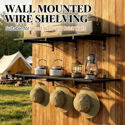 46" × 12" Garage Wall Shelving