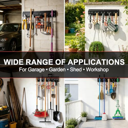 4 Pack 64 inch Heavy Duty Metal Garage Tool Organizer Wall Mount (64 inch 4 pack)