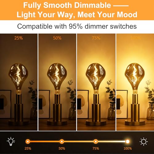 E26 Oversized Dimmable LED Light Bulb 2700K