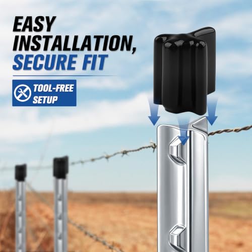 Safe T Shaped Post Caps