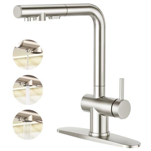 Kitchen Faucet with Pull Down Sprayer Bar Faucets Single Hole