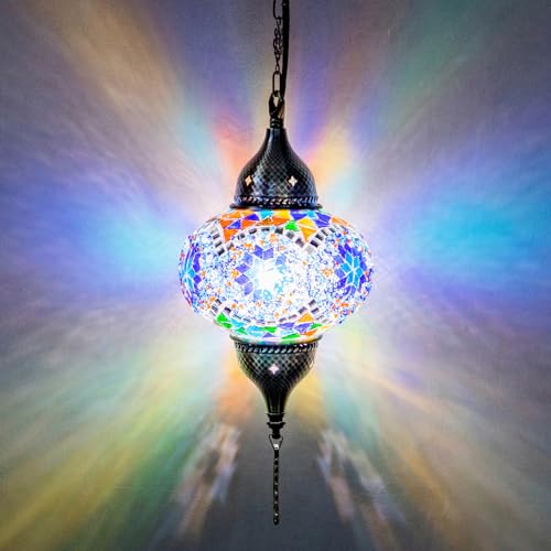 Turkish Moroccan Mosaic Pendant Light