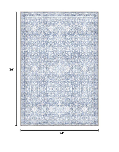 2x3 Area Rugs (Light Blue / 2' x 3' (Rectangular))