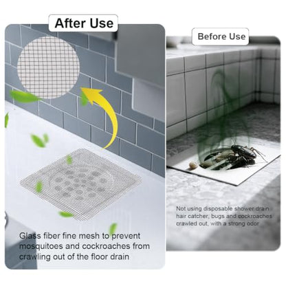 Disposable Shower Drain Hair Catcher