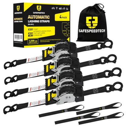 Retractable Straps 1" X10FT with 15" Soft Loops