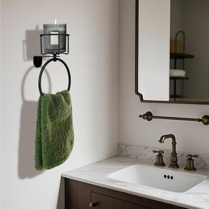 Towel Hook Bath Towel Ring with Shelf