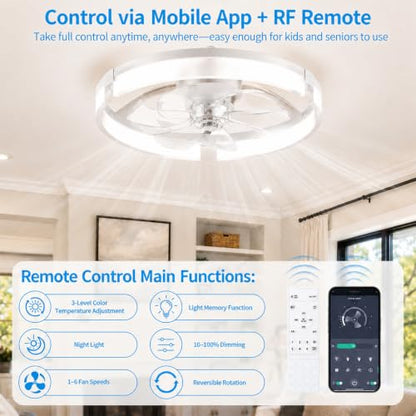 Ceiling Fans with Lights and Remote