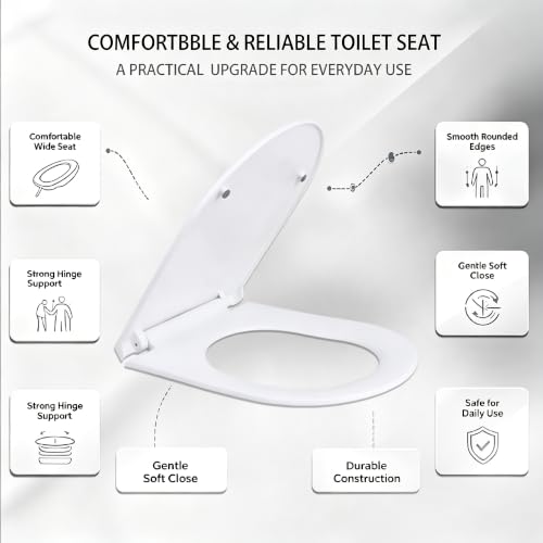 Toilet Seat with Built