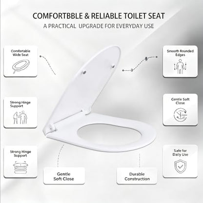 Toilet Seat with Built