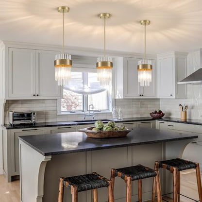 Gold Long Pendant Lights Kitchen Island P