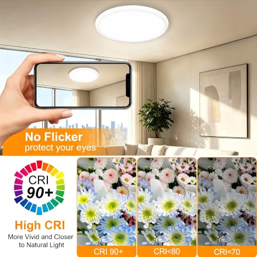15 Inch Led Flush Mount Ceiling Light