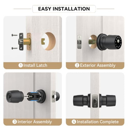 Smart Fingerprint Door Knob