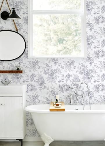 Floral Peel and Stick Wallpaper Vintage Flower Contact Paper