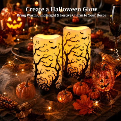 Halloween Flameless Candles