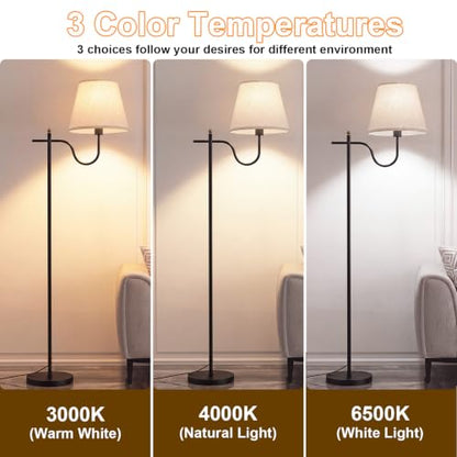 Corner Floor Lamp with 12W Bulb