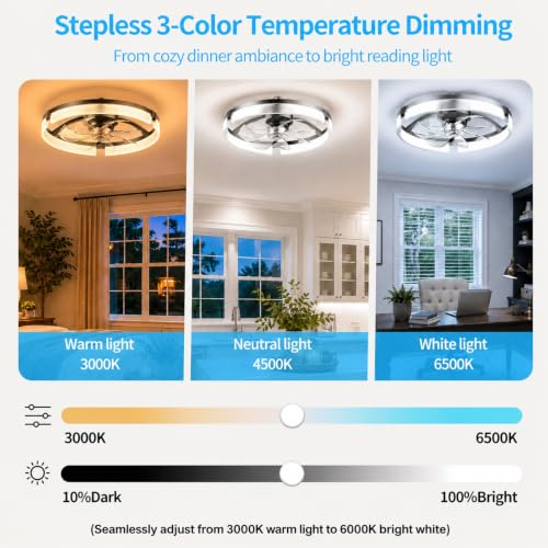 Ceiling Fans with Lights and Remote