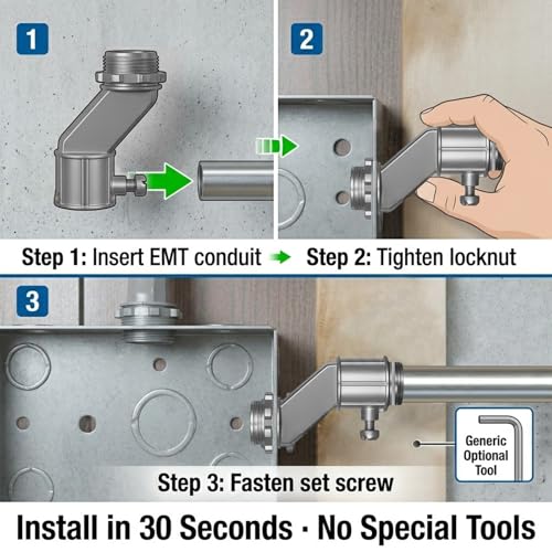 EMT Offset Connectors UL Listed