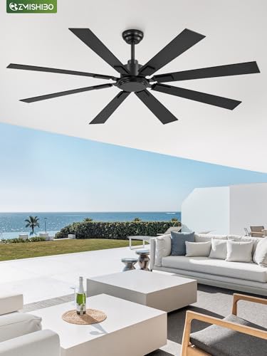 Outdoor Ceiling Fans No Light with Remote