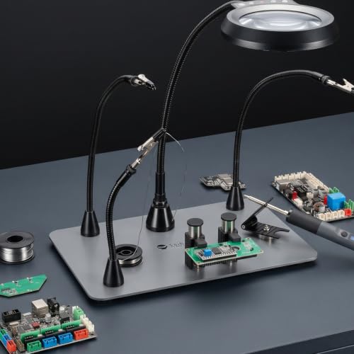 Magnetic Helping Hands Soldering Station for PCB Repair
