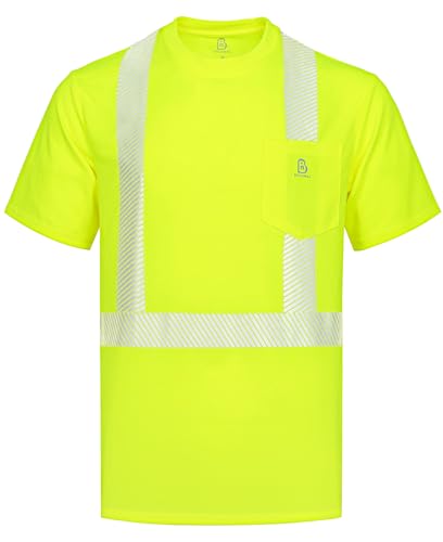 Non FR Men's High Visibility Shirts Reflective ANSI 107 Type R