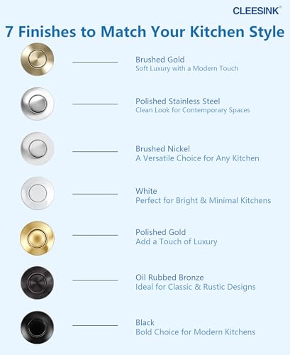 Garbage Disposal Air Switch Kit