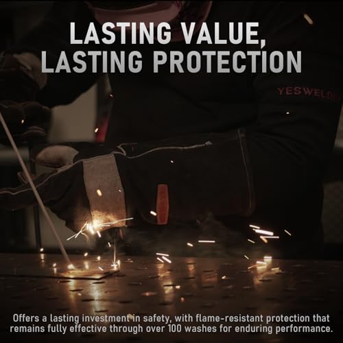 Welding Sleeves Heat&Flame Resistant Arm Protection Work Sleeves for Men and Women