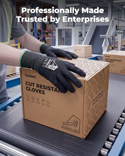 A6 A9 ANSI & EN388 Certified Metal Q ComfyCut Cut Resistant Gloves
