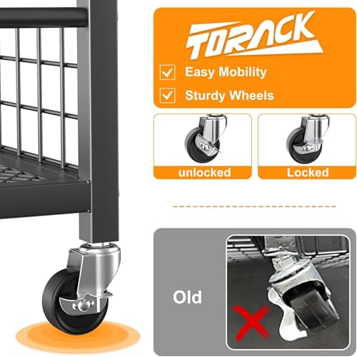 Garden Tool Stand with Wheels