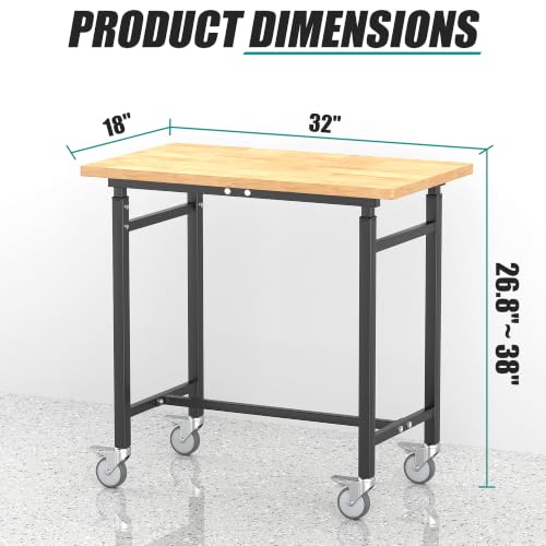 Workbench with Wheels